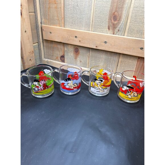 Vintage McDonalds 1978 Garfield Comic Glass Mugs Set - Picture 6 of 10